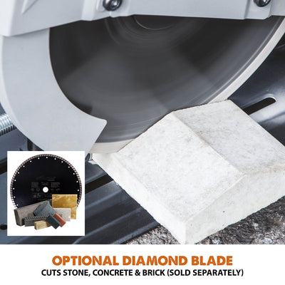 Evolution R355CPS Chop Saw with 355mm TCT Multi-Material Cutting Blade