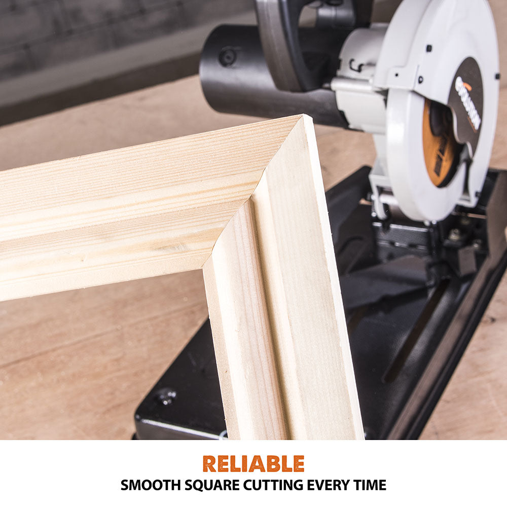 Evolution RAGE4 - 185mm Chop Saw with TCT Multi-material Cutting Blade C-grade (Refurbished fair condition)