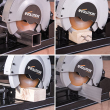 Evolution RAGE4 - 185mm Chop Saw with TCT Multi-material Cutting Blade B-grade (Refurbished as new)