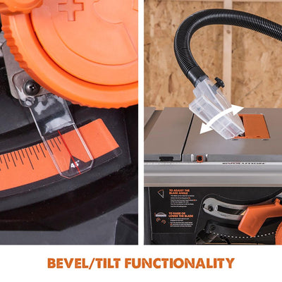 Evolution RAGE5-S (230V) Table Saw With 255mm Multi-Material Cutting Blade