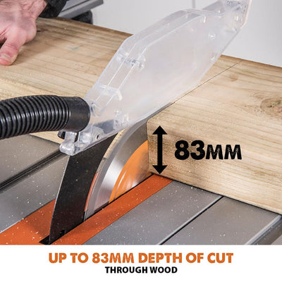 Evolution RAGE5-S (230V) Table Saw With 255mm Multi-Material Cutting Blade