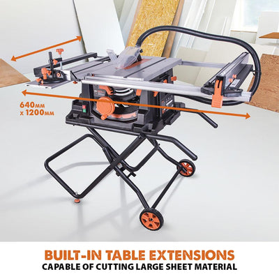Evolution RAGE5-S (230V) Table Saw With 255mm Multi-Material Cutting Blade