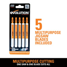 Scie sauteuse Evolution RAGE7-S avec lames multi-matériaux