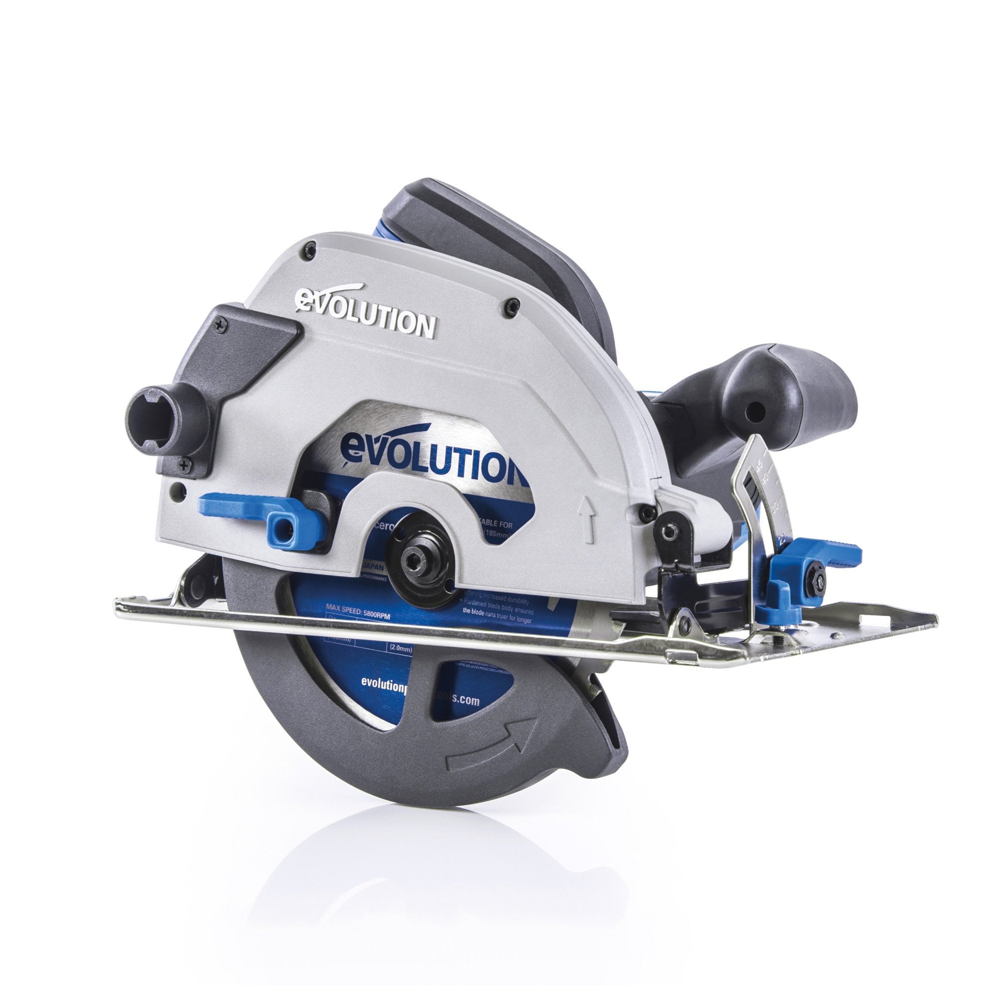 Evolution S185CCSL Heavy-Duty Metal Cutting Circular Saw with 185mm TCT Mild Steel Cutting Blade