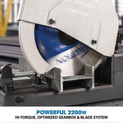 Evolution S355CPS Chop Saw With 355mm TCT Mild Steel Cutting  Blade