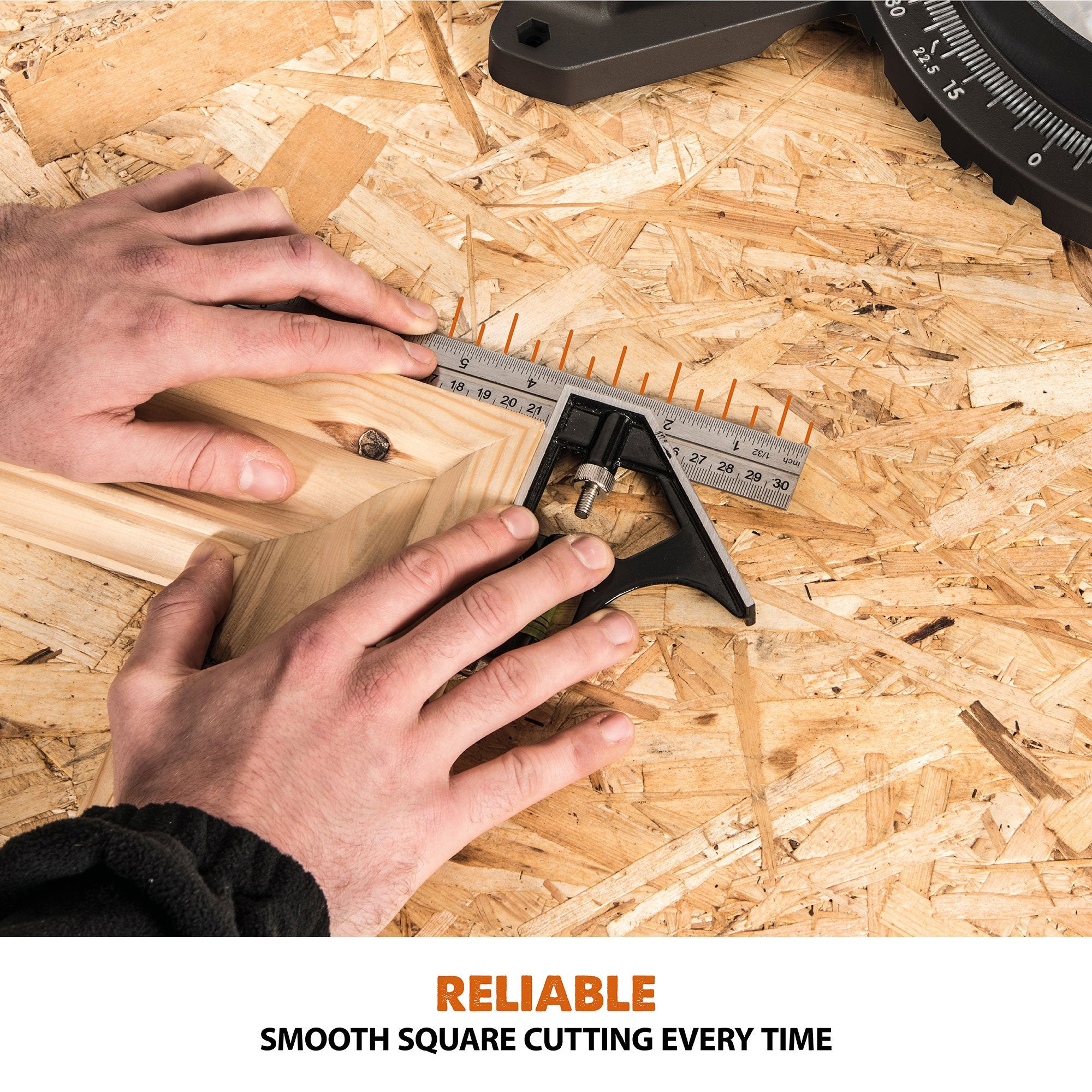R255SMS+: Sliding Miter Saw With 10 in. Multi-Material Cutting Blade (Refurbished Like New)