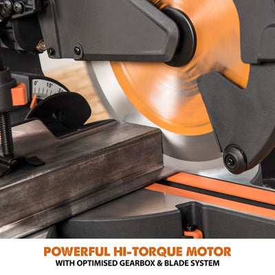 R255SMS+: Sliding Miter Saw With 10 in. Multi-Material Cutting Blade (Refurbished Like New)