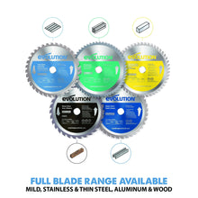 Evolution 180mm Thin Steel Cutting 68T TCT Circular Saw Blade