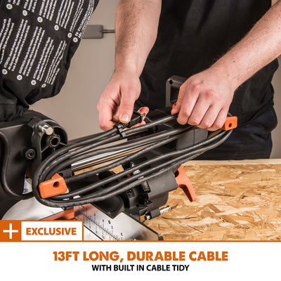 R255SMS+: Sliding Miter Saw With 10 in. Multi-Material Cutting Blade (Refurbished Like New)