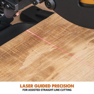 R255SMS+: Sliding Miter Saw With 10 in. Multi-Material Cutting Blade (Refurbished Like New)