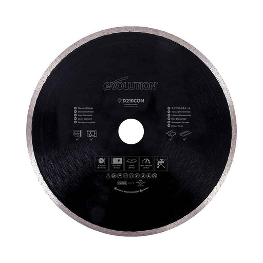 Evolution 210mm Diamond Blade - Evolution Power Tools UK