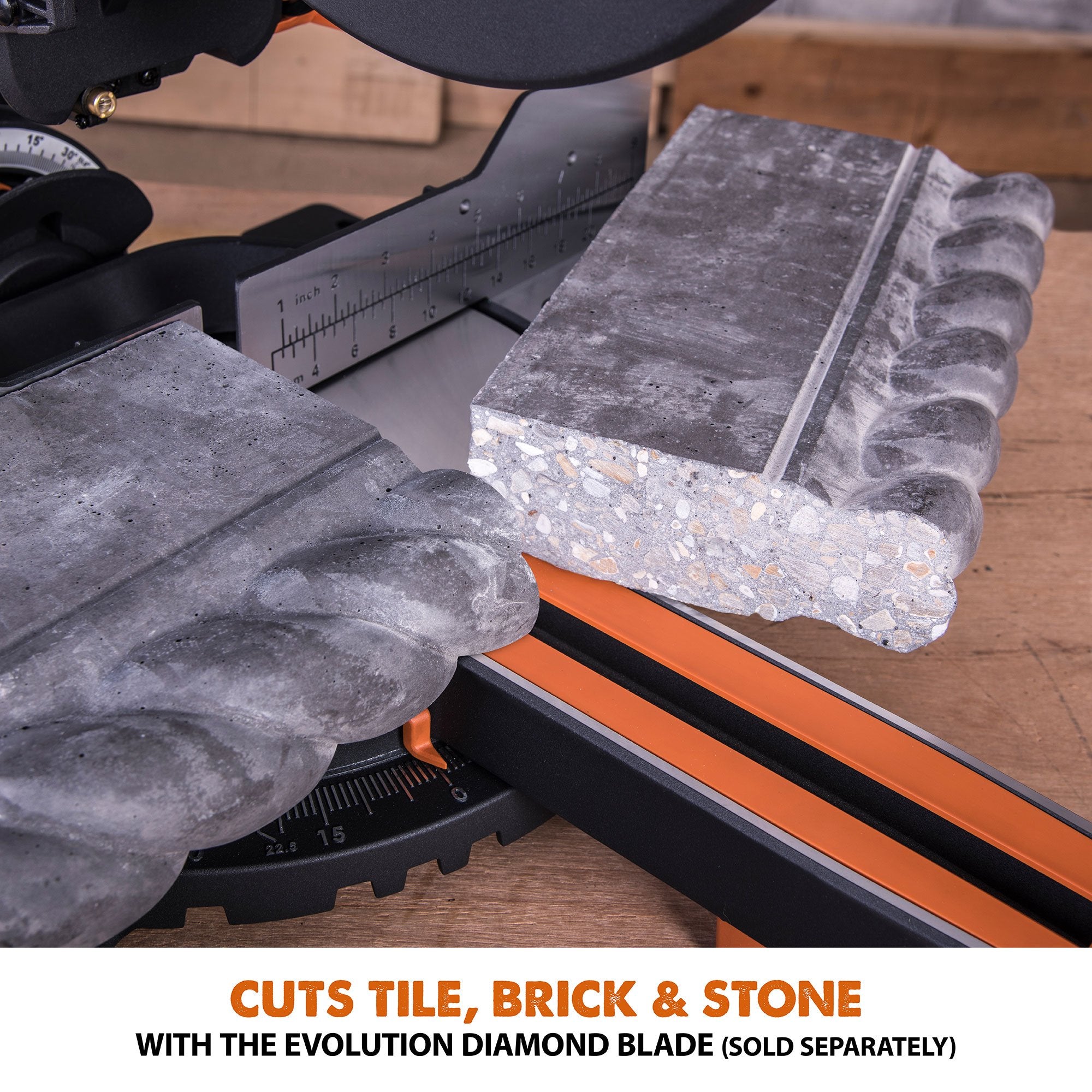 R255SMS+: Sliding Miter Saw With 10 in. Multi-Material Cutting Blade (Refurbished Like New)