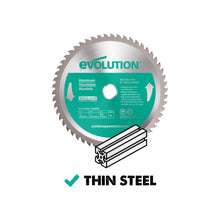 Evolution 230mm Aluminium Cutting 80T TCT Circular Saw Blade