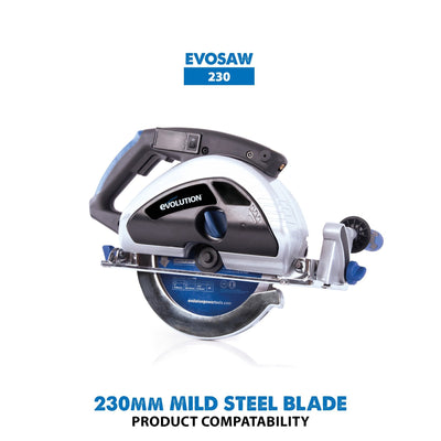 Evolution 230mm Mild Steel Cutting 48T TCT Circular Saw Blade