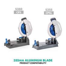 Evolution 355mm Aluminium Cutting 80T TCT Chop Saw Blade
