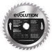 Evolution 185mm Fine Wood Mitre/Circular Saw Blade 40T