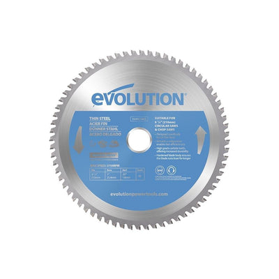Evolution 210mm Thin Steel Cutting 68T TCT Circular Saw Blade