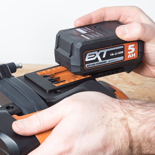 Evolution Cordless 18v 5Ah EXT Li-Ion Battery R18BAT-Li5 - Evolution Power Tools UK