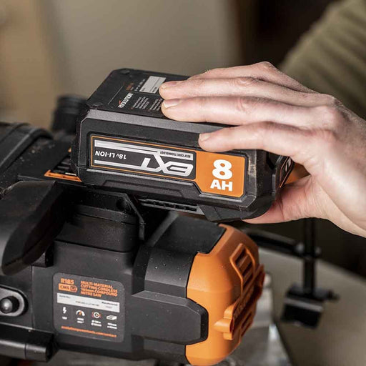 Evolution Cordless 18v 8Ah EXT Li-Ion Battery R18BAT-Li8 - Evolution Power Tools UK