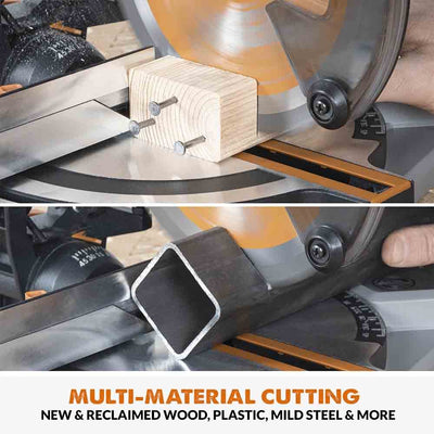 Evolution Cordless R185CMS-Li 185mm Compound Mitre Saw & Stand Bundle