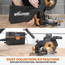 Evolution Cordless R185CMS-Li 185mm Compound Mitre Saw & Stand Bundle