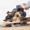 Evolution Cordless R185CMS-Li 185mm Compound Mitre Saw & Stand Bundle