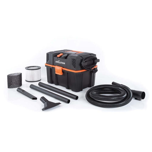 Evolution R15VAC 1000 Watt Wet & Dry Workshop Vacuum Cleaner With Power Take-off - Evolution Power Tools UK