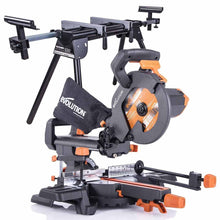 Evolution R210SMS+ 210mm Sliding Mitre Saw & Stand Bundle