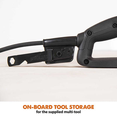 Scie à disque électrique pour béton Evolution R255DCT 255 mm (10 pouces) avec lame diamantée de qualité supérieure