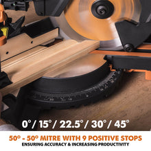 Evolution R255SMS+ 255mm Sliding Compound Mitre Saw & Stand Bundle