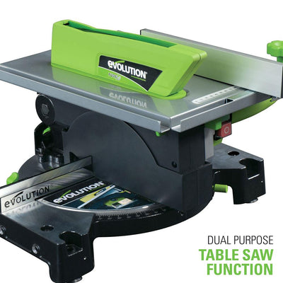 Evolution FURY6 210mm Convertible Table/Mitre Saw  (230v) Discontinued