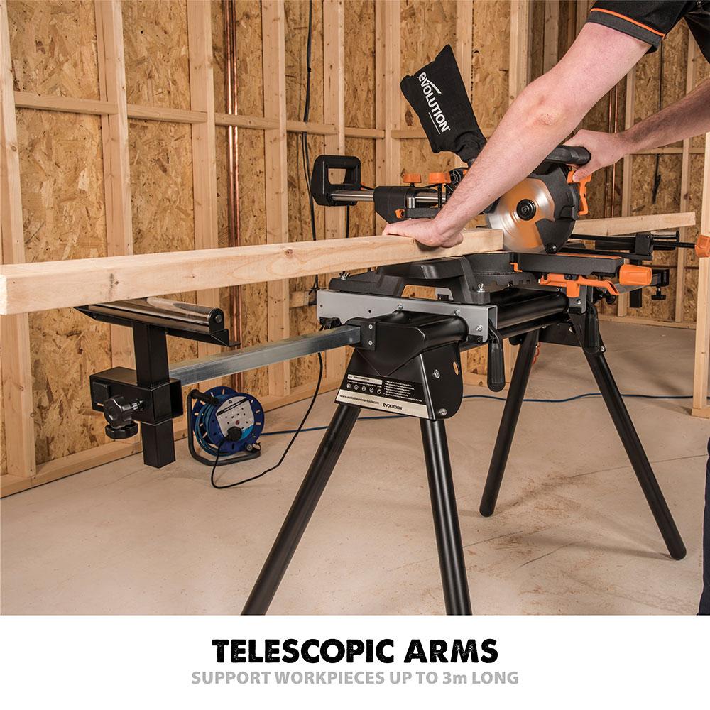 Evolution Mitre Saw Stand With Universal Fittings