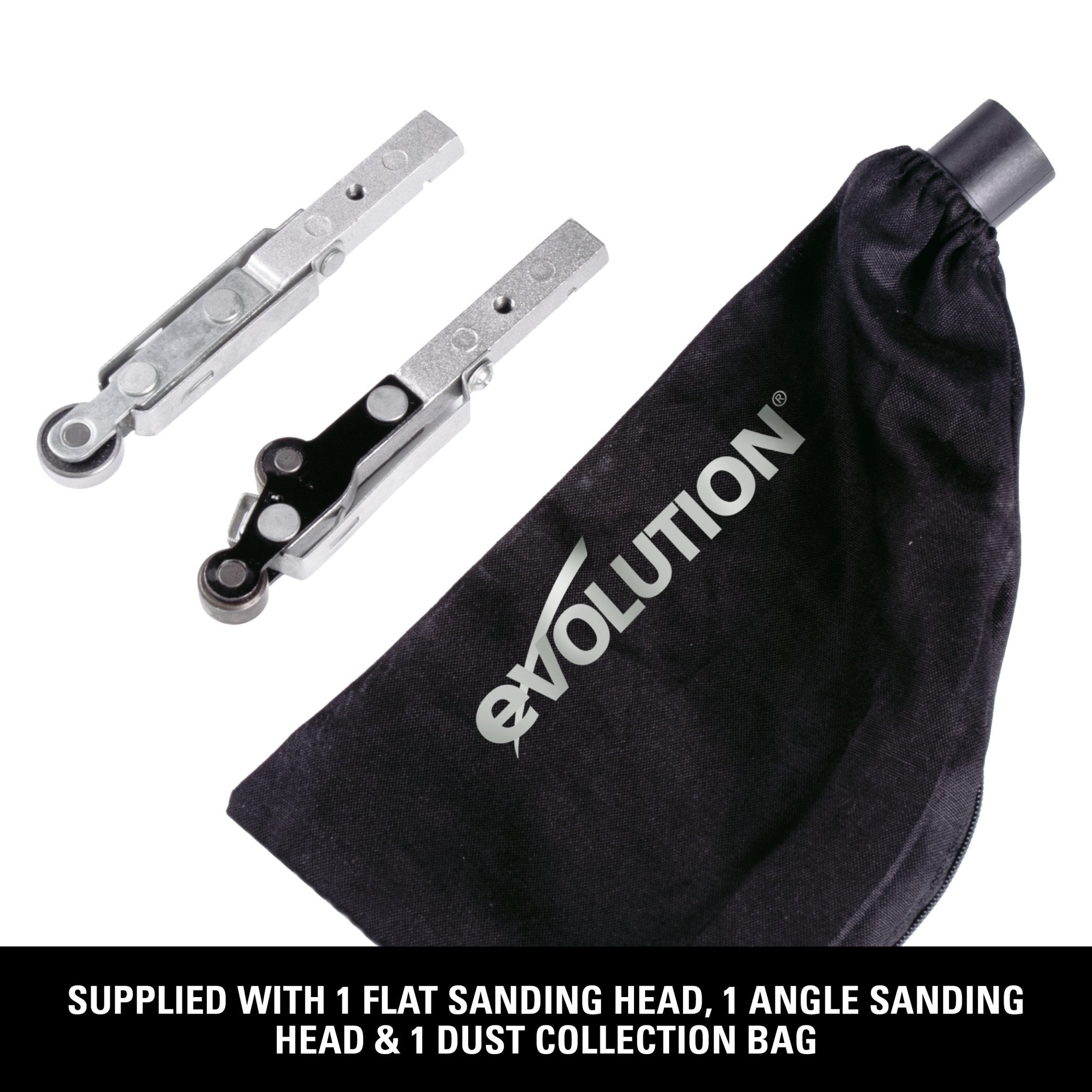 Ponceuse à bande fine électrique Evolution 400 W, lime électrique 230 V avec 3 bandes abrasives