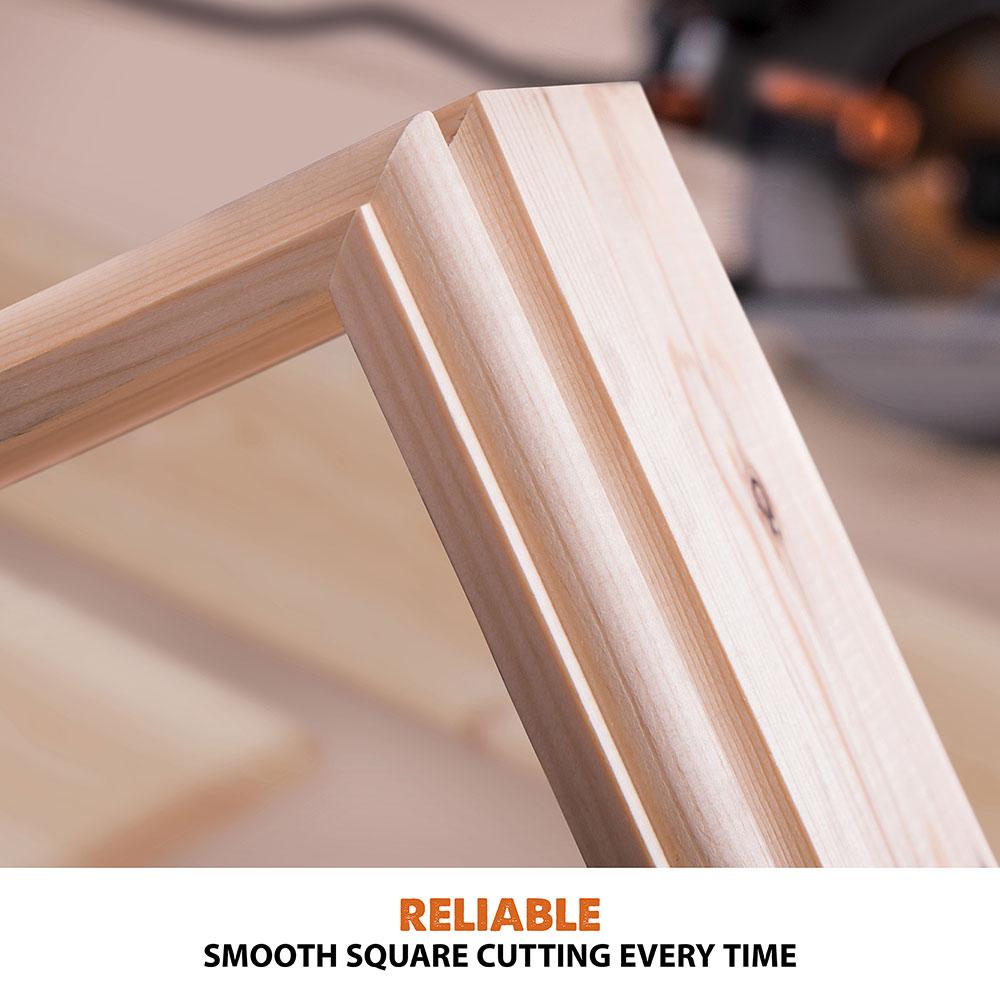 Scie circulaire Evolution R185CCS 185 mm avec lame de coupe multi-matériaux TCT (Remis à neuf - Comme neuf)