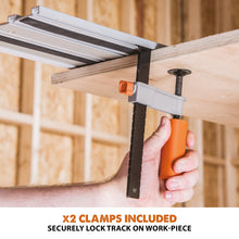 Evolution R185CCSX+ Handheld Circular Saw and 1.4m Track Bundle (2x700mm)