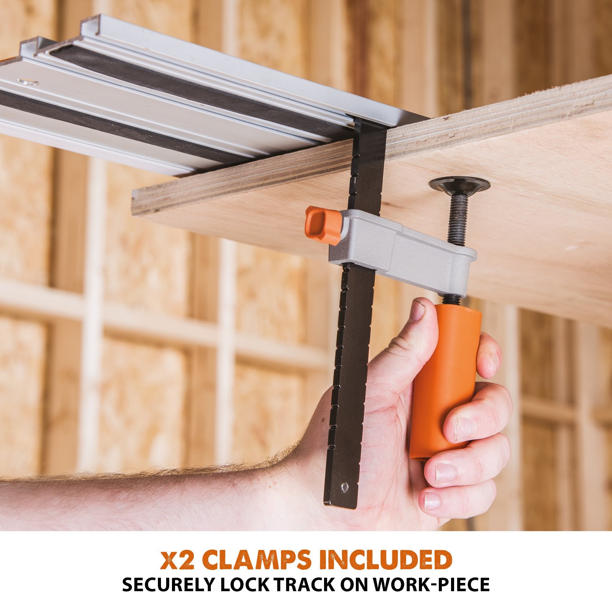 Evolution R185CCSX+ Handheld Circular Saw and 1.4m Track Bundle (2x700mm)