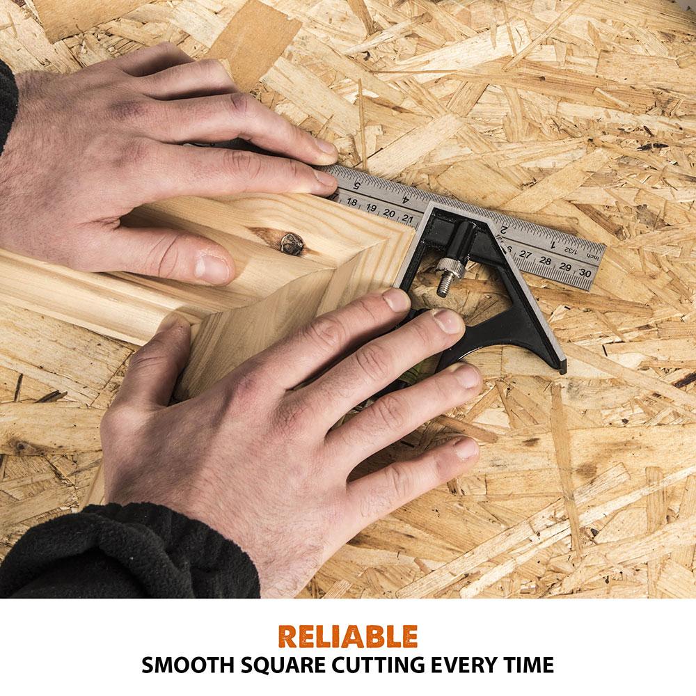 Evolution R210SMS-300+ 210mm Sliding Compound Mitre Saw With TCT Multi-Material Cutting Blade