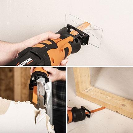 Evolution R230RCP 850W Reciprocating Saw with 4 Blades (230v)