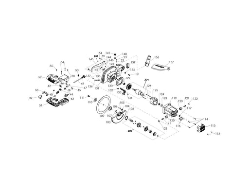 Evolution R255SMS & R255SMS+ Spares (Head Section) - Evolution Power Tools UK