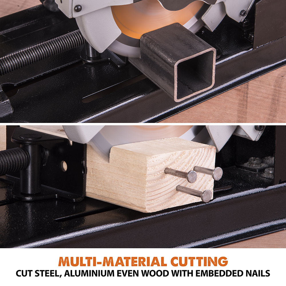 Evolution RAGE4 - 185mm Chop Saw with TCT Multi-material Cutting Blade