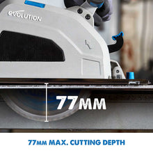 Evolution S210CCS 210mm Heavy Duty Metal Cutting Circular Saw Inc 210mm Mild Steel Blade