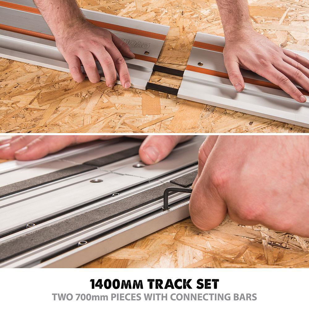 Evolution ST1400 1.4m Track (700mm x2) with Connectors